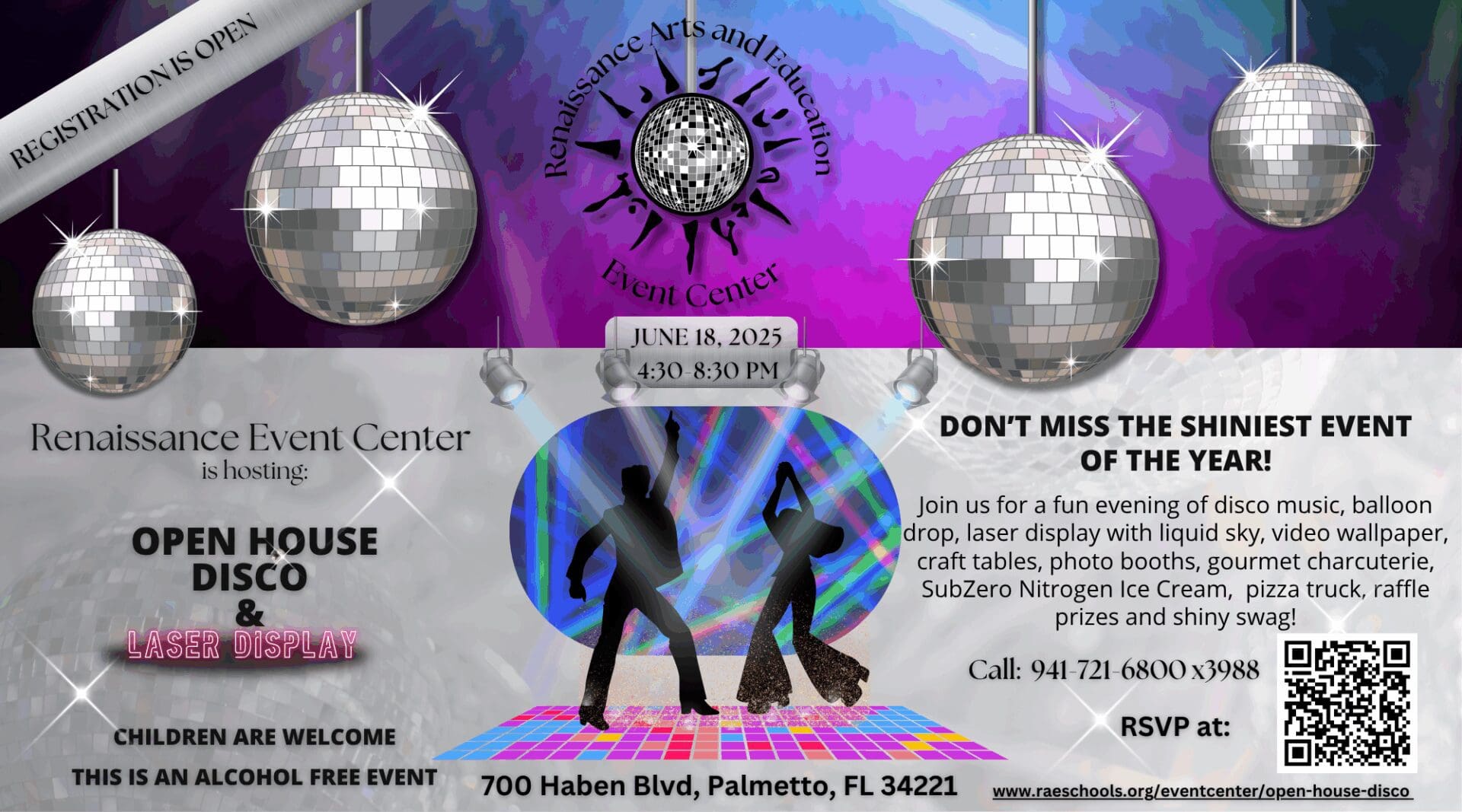REGISTRATION IS OPEN EVENT PROS OPEN HOUSE DISCO LASER EVENT QR CODE JUNE 18, 2025 REGISTRATION IS OPEN EVENT PROS OPEN HOUSE DISCO LASER EVENT QR CODE JUNE 18 2025 scaled