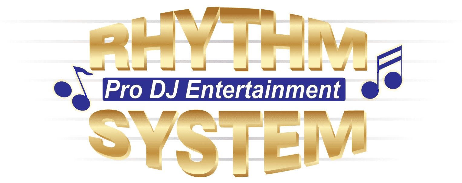 Logo 2023 RHYTHM SYSTEM Pro DJ Entertainment